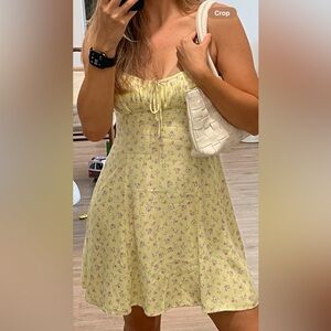 Yellow Floral Zara Dress